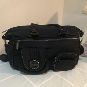 Black mimco baby bag